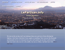 Tablet Screenshot of lepartisan.info